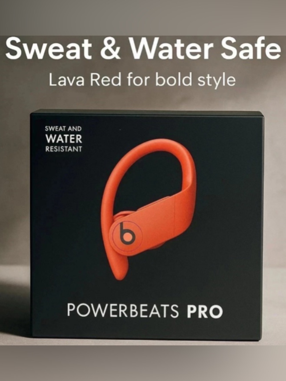 Powerbeats Pro Wireless Earbuds - Lava Red by Dr Dre - Picture 2 of 14
